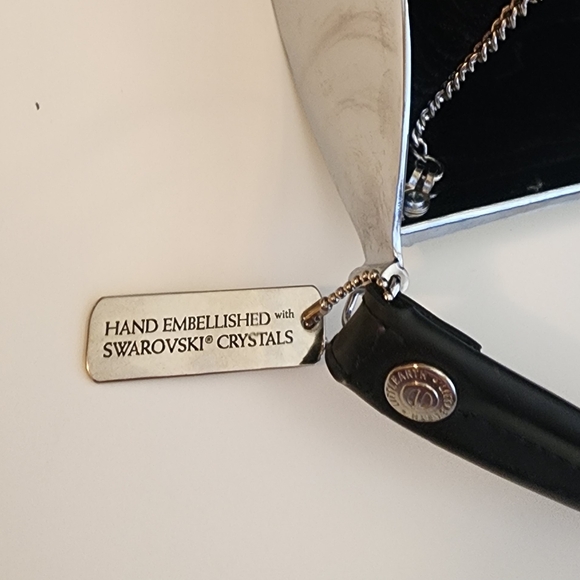 Rare Vintage Little Earth Mississippi License Plate Purse Swarovski Crystals - Picture 10 of 13